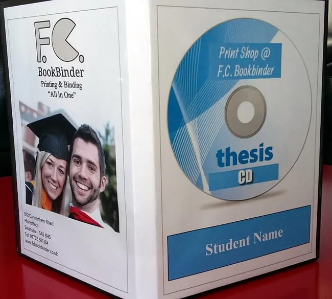 Get Your Thesis CD -  A Service provided by Print Shop @ F.C. Bookbinder