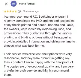 Comment from Maita